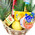 Grocery basket as a gift for the New Year 1