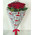 Trendy bouquet of red roses 1