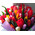 Bouquet from 35 multi-colored tulips 2