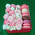 Small box with macaroons and roses 7