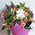 Gentle bouquet of alstroemerias and chrysanthemums 1