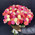 Bright bouquet of 101 multi-colored roses 5