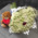 Bouquet of 100 white roses and 1 red rose 3