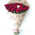Bouquet of red roses and one white1