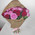 Bouquet of pink and red roses 6