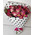 Bouquet of pink roses and alstromeries 2