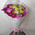Bouquet with pink flowers and orchids 6