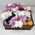 Flowers, wine and macarons in a box 8