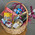 Gift basket with sweets and champagne 1