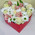 Heart of flowers in a box 2