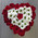 Heart of roses and chrysanthemums 1