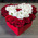 Heart of roses and chrysanthemums 2