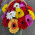 Bright basket of colorful gerberas 3