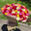 Bright bouquet of 101 multi-colored roses 7