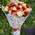 Bright bouquet of 51 roses 3