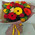 Bright bouquet of roses and gerberas 2