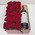 Red roses and wine in a box 1