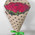 Trendy bouquet of red roses 9