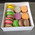 Pastry macarons in a box 1
