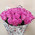 Chic bouquet of pink roses 6