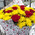 Bright bouquet of roses and chrysanthemums 3