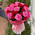 Bouquet of pink and red roses 9