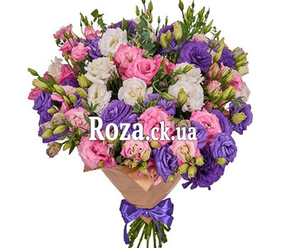Lush bouquet of natural flowers