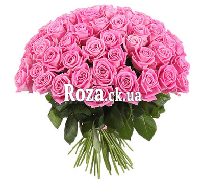 Chic bouquet of pink roses