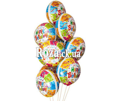 Foiled balls for Birthday