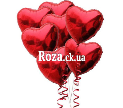 Foil Heart Balls