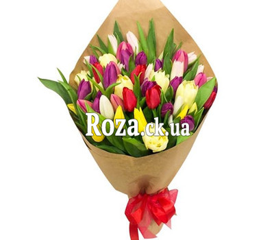 Bouquet of Tulips in Paper