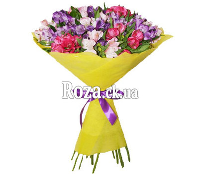 Bouquet of alstroemerias