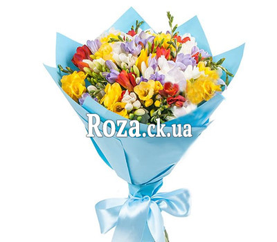 Freesia in bouquet