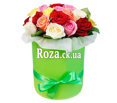 Charming box with roses