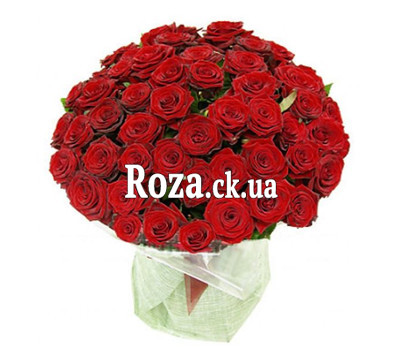 Large bouquet of roses in Cherkassy