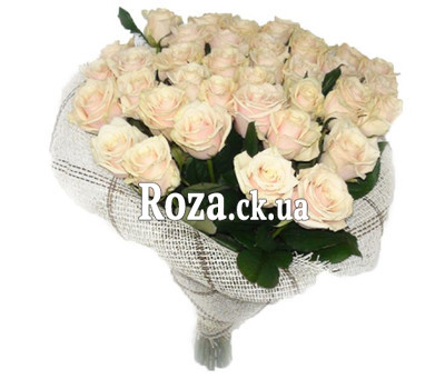 Bouquet of cream roses