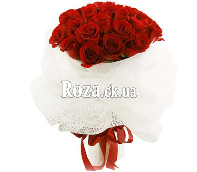 Bouquet of roses in original design