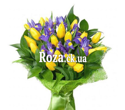 Букет із весняних квітів