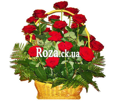 Корзина роз