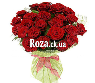 Red roses in decoration
