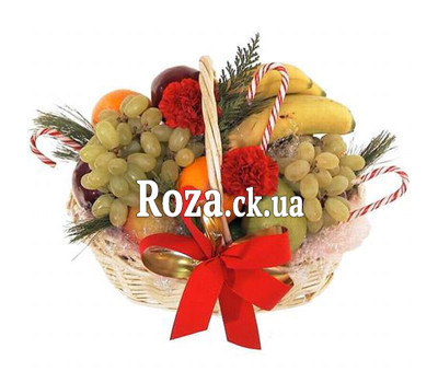 New Years basket in Cherkassy