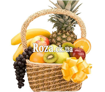 Excellent fruit basket