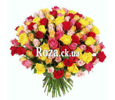 Large bouquet of roses