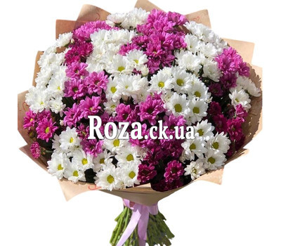 Bouquet of 45 chrysanthemums