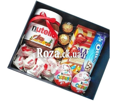 Box with sweet gifts