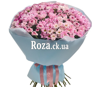 Large bouquet chrysanthemums