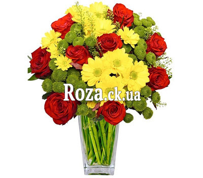 Juicy bouquet of flowers