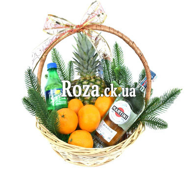 Basket for happy New Year