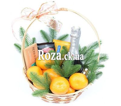 Basket New Year's compliment