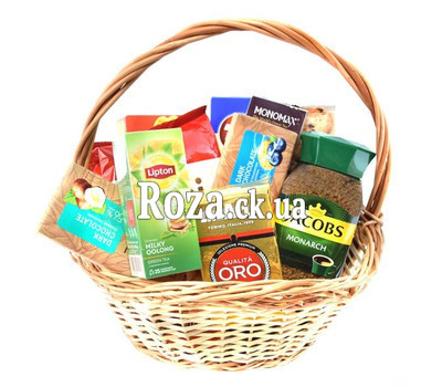 A large basket of sweets